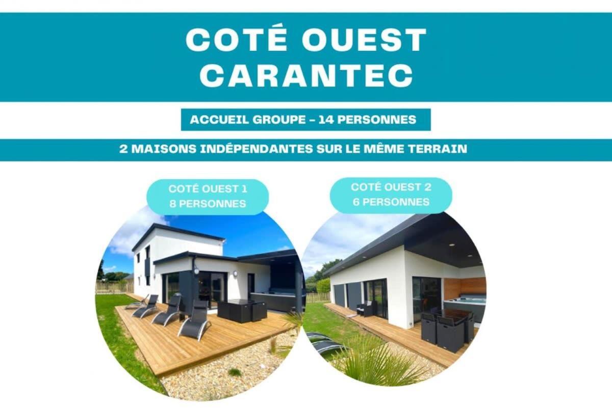 Carantec 4 Stars Villa With Jacuzzi And Garden For 8 Persons Kültér fotó