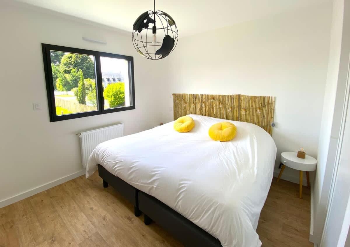 Carantec 4 Stars Villa With Jacuzzi And Garden For 8 Persons Kültér fotó